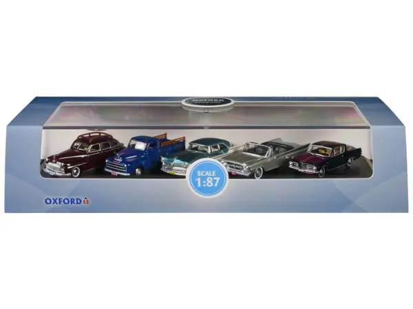 Chrysler Centenary 5 Piece Set 1/87 (HO) Scale Diecast Model Cars by Oxford Diecast #3