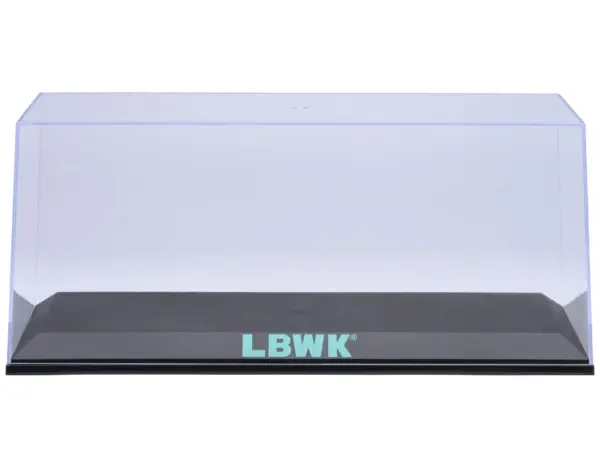 Collectible Display Show Case with Black Plastic Base and Green "LBWK" Logo for 1/18-1/24 Scale Model Cars by Autoart #2