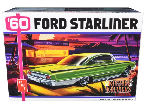 Skill 2 Model Kit 1960 Ford Starliner "Kustom Kruisers" 1/25 Scale Model by AMT #1