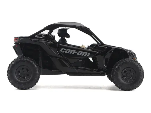 Can-Am Maverick X3 X RS Turbo RR Triple Black with Driver Figure 1/32 Diecast Model by BRP Models #2