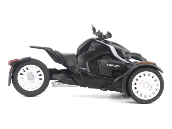 Can-Am Ryker Rally 3-Wheel Motorcycle Ghost Black 1/32 Diecast Model by BRP Models #3