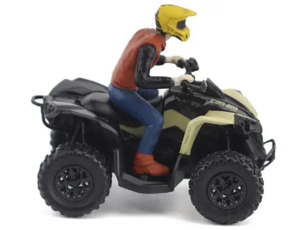 Can-Am Renegade X XC 1000R ATV Desert Tan with Driver Figure 1/32 Diecast Model by BRP Models #2