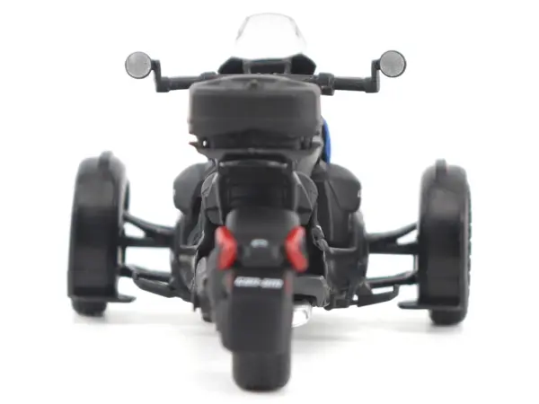 Can-Am Ryker Rally 3-Wheel Motorcycle Galactic Blue and Black 1/32 Diecast Model by BRP Models #5