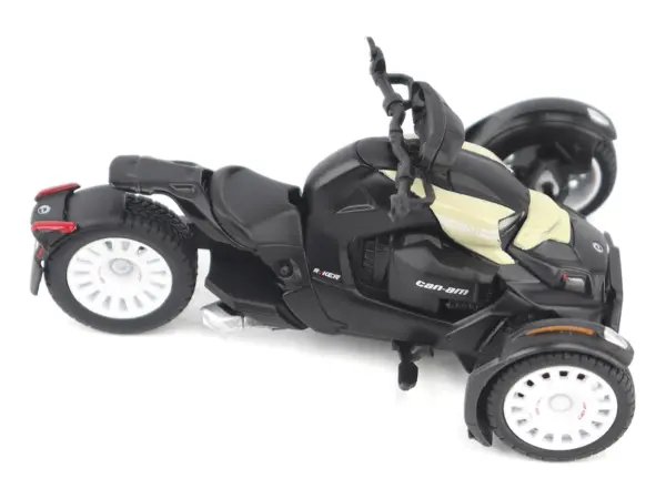 Can-Am Ryker Rally 3-Wheel Motorcycle Sand Storm and Black 1/32 Diecast Model by BRP Models #2