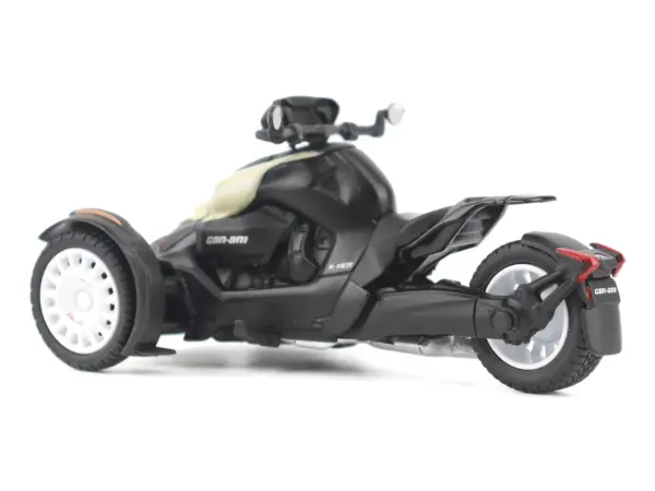 Can-Am Ryker Rally 3-Wheel Motorcycle Sand Storm and Black 1/32 Diecast Model by BRP Models #3