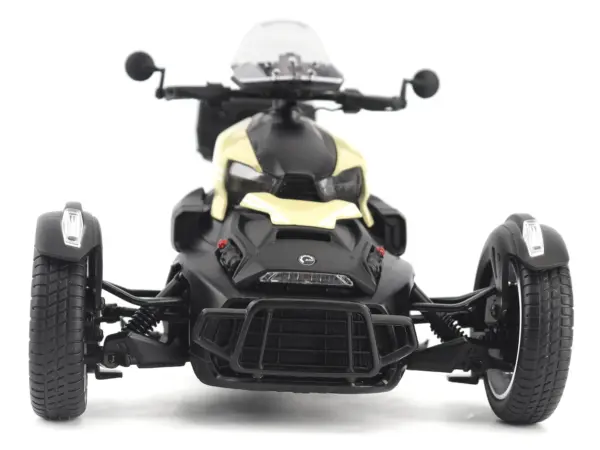 Can-Am Ryker Rally 3-Wheel Motorcycle Sand Storm and Black 1/12 Diecast Model by BRP Models #4