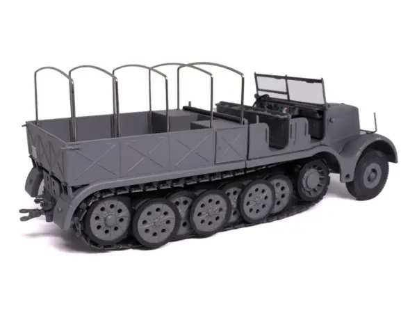Sd.Kfz. 9 18-Ton FAMO AFV Gray "German Army" 1/43 Diecast Model by Militaria Die Cast #3