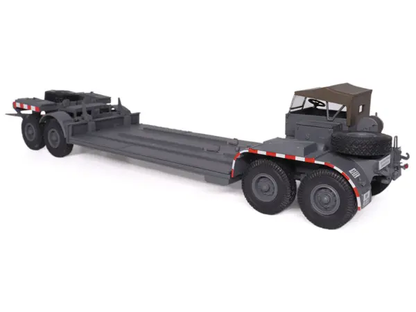 SD.AH. 116 22-Ton Tank Transporter Gray "German Army" 1/43 Diecast Model by Militaria Die Cast #3