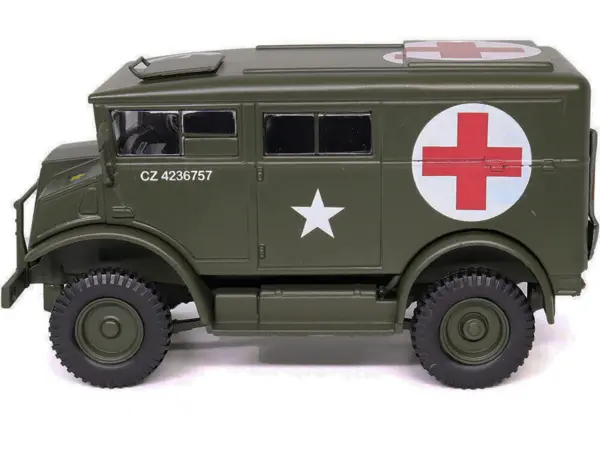 Chevrolet C8A Ambulance Olive Drab "United States Army" 1/43 Diecast Model by Militaria Die Cast #2