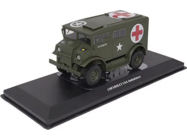 Chevrolet C8A Ambulance Olive Drab "United States Army" 1/43 Diecast Model by Militaria Die Cast #4