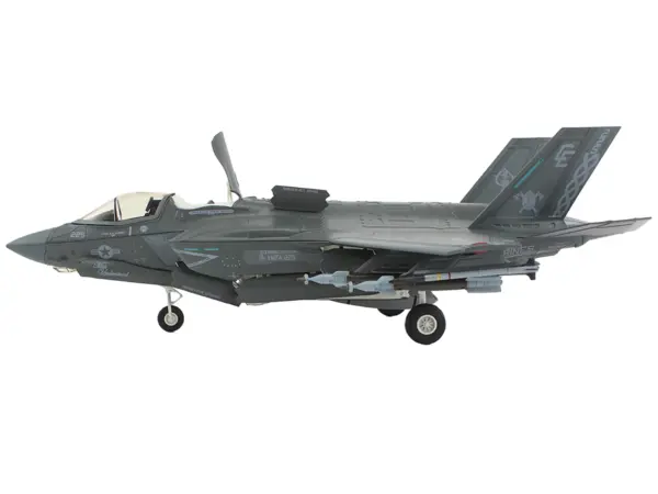 Lockheed Martin F-35B Lightning II Aircraft Beast Mode Configuration "VMFA-225 Vikings Yuma Marine Corps Air Station" (2023) United States Marine Corps "Air Power Series" 1/72 Diecast Model by Hobby Master #2