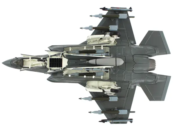 Lockheed Martin F-35B Lightning II Aircraft Beast Mode Configuration "VMFA-225 Vikings Yuma Marine Corps Air Station" (2023) United States Marine Corps "Air Power Series" 1/72 Diecast Model by Hobby Master #3