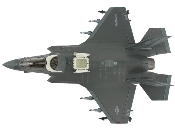 Lockheed Martin F-35B Lightning II Aircraft Beast Mode Configuration "VMFA-225 Vikings Yuma Marine Corps Air Station" (2023) United States Marine Corps "Air Power Series" 1/72 Diecast Model by Hobby Master #4