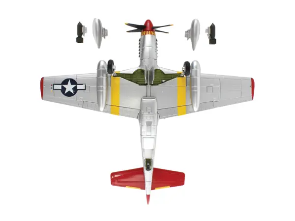 North American P-51C Mustang Fighter Aircraft "Alice-Jo Capt. Wendell Pruitt 302nd FS Italy" (1945) United States Army Air Force "Air Power Series" 1/48 Diecast Model by Hobby Master #5