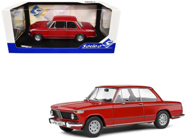 1971 BMW 1602 Verona Red 1/18 Diecast Model Car by Solido #1