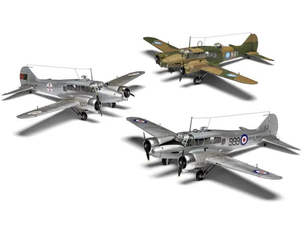 Level 3 Model Kit Avro Anson Mk.I Aircraft with 3 Scheme Options 1/48 Plastic Model Kit by Airfix #2