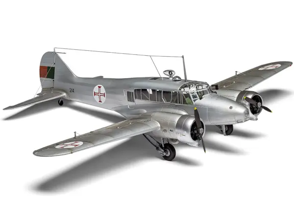 Level 3 Model Kit Avro Anson Mk.I Aircraft with 3 Scheme Options 1/48 Plastic Model Kit by Airfix #4