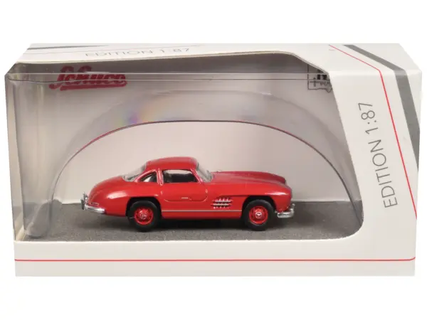 Mercedes-Benz 300 SL Gullwing Coupe Red 1/87 (HO) Diecast Model Car by Schuco #3