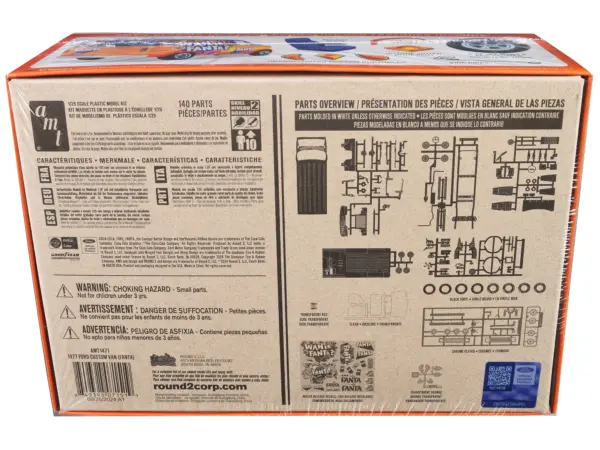 Skill 2 Model Kit 1977 Ford Custom Van "Fanta" 1/25 Scale Model by AMT #4