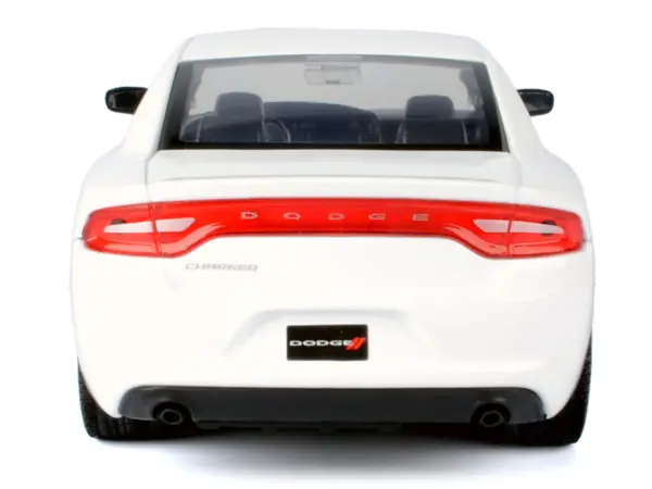 2023 Dodge Charger Pursuit Police Car White "Custom Builder's Kit - Law Enforcement and Public Service" Series 1/24 Diecast Model Car by Motormax #4