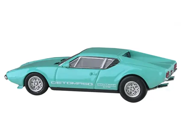 1972 De Tomaso Pantera Verde Aqua 1/64 Diecast Model Car by Paragon Models #3