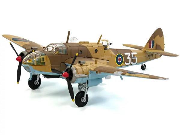 Bristol Beaufort MkIa Bomber Aircraft "EK979 Middle East Check and Conversion Unit" (1944) British Royal Air Force "The Aviation Archive" Series 1/72 Diecast Model by Corgi #2