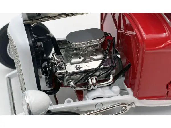 1932 Ford Pickup Truck "So-Cal Speed Shop" Red and White Limited Edition to 500 pieces Worldwide 1/18 Diecast Model Car by ACME #3