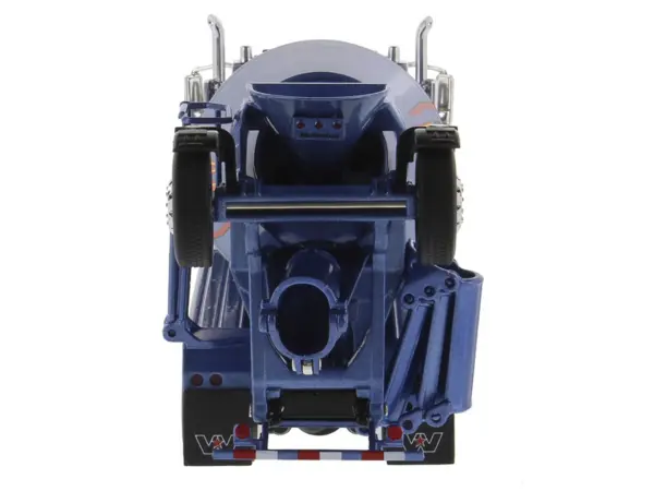 Western Star 4900 with Bridgemaster McNeilus Mixer Blue Metallic "Transport Series" 1/50 Diecast Model by Diecast Masters #5