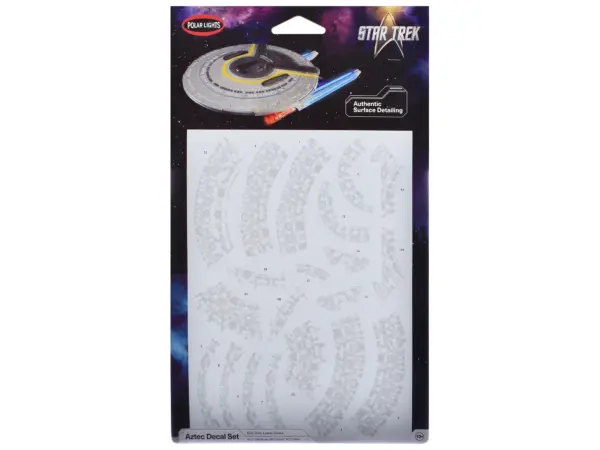 USS Cerritos NCC-75567 Aztec Decal Set "Star Trek: Lower Decks" (2020-2024) TV Series 1/1400 Scale by Polar Lights #1