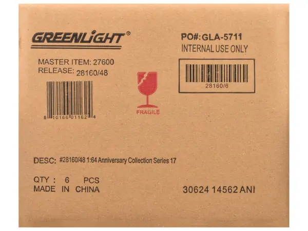 "Anniversary Collection" Set of 6 pieces Series 17 1/64 Diecast Model Cars by Greenlight #3