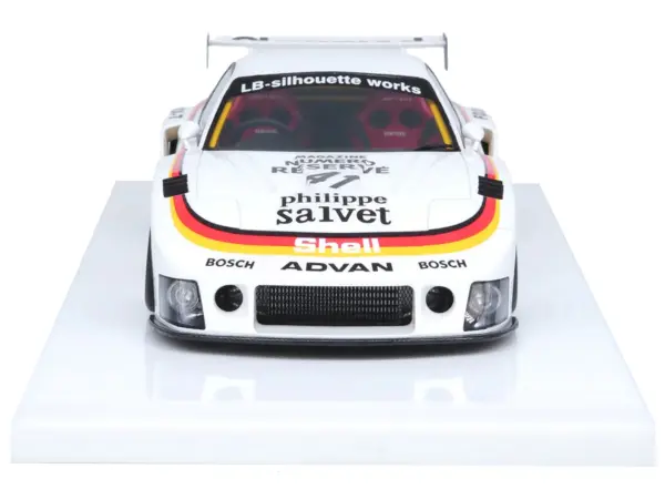 Mazda RX7 (FD3S) LB-Super Silhouette RHD (Right Hand Drive) #41 White with Stripes and Graphics 1/18 Model Car by Inno Models #4