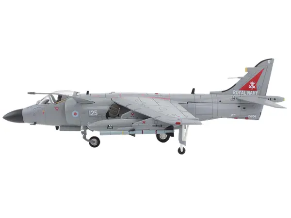 British Aerospace Sea Harrier FA.2 Aircraft with Sea Eagle Missiles "ZH804 Fairford" (2002) British Royal Navy "Air Power Series" 1/72 Diecast Model by Hobby Master #2