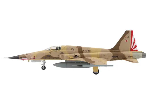 Northrop F-5N Tiger II Aircraft "761575 VFC-111 Sundowners Naval Air Station Key West" (2013) United States Navy "Air Power Series" 1/72 Diecast Model by Hobby Master #3