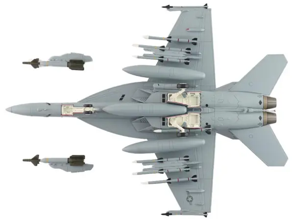Boeing F/A-18E Super Hornet Fighter Aircraft "Dagger" United States Navy "Air Power Series" 1/72 Diecast Model by Hobby Master #4