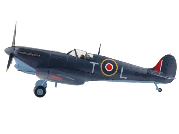 Supermarine Spitfire Mk.Vb Trop Fighter Aircraft "EP706 George Beurling No. 249 Squadron Malta" (1942) British Royal Air Force "Air Power Series" 1/48 Diecast Model by Hobby Master #2