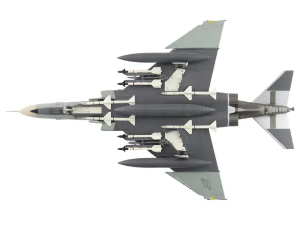McDonnell Douglas F-4F Phantom II Fighter-Bomber Aircraft "AF72-257 20th Fighter Squadron 49th Fighter Wing Holloman AFB" (2002) United States Air Force "Air Power Series" 1/72 Diecast Model by Hobby Master #4