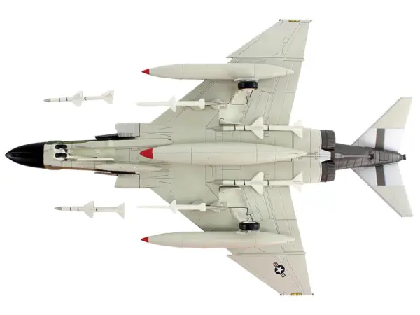 McDonnell Douglas EF-4C Wild Weasel Fighter-Bomber Aircraft "64-0840 67th TFS Korat RTAFB Super Cocks Swiss Samilar" (1971) United States Air Force "Air Power Series" 1/72 Diecast Model by Hobby Master #4