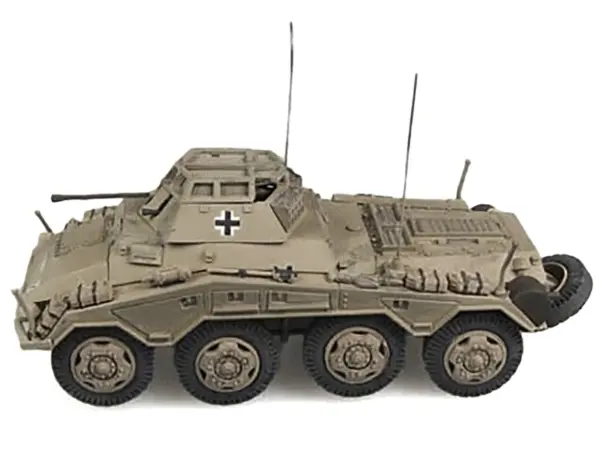 Sd.Kfz. 234/1 Armored Vehicle "6th Panzer Division Czechoslovakia" (1945) German Army 1/72 Diecast Model by Panzerstahl #2