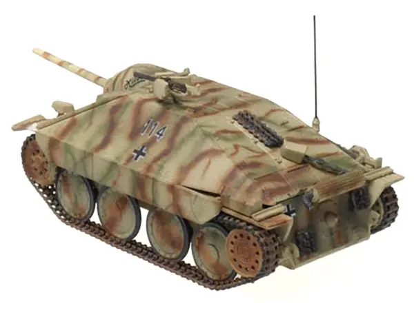 Hetzer (Early) Tank Destroyer "#114 Hilde Nove Mesto Czechoslovakia" (1945) German Army 1/72 Diecast Model by Panzerstahl #3