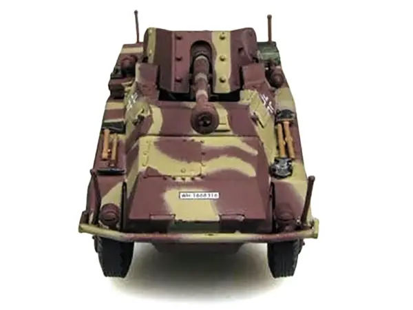 Sd.Kfz. 234/4 Armored Vehicle "Unidentified Unit Western Front" (1945) German 1/72 Diecast Model by Panzerstahl #4