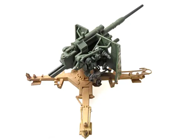 8.8cm Flak36 Gun "FlaRgt. Hermann Goring Sicily" (1943) German Army 1/72 Diecast Model by Panzerstahl #2