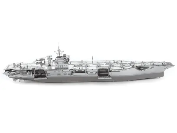 Model Kit USS Theodore Roosevelt CVN-71 Aircraft Carrier (Expert Difficulty) Steel Model by Metal Earth #3