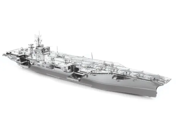 Model Kit USS Theodore Roosevelt CVN-71 Aircraft Carrier (Expert Difficulty) Steel Model by Metal Earth #4