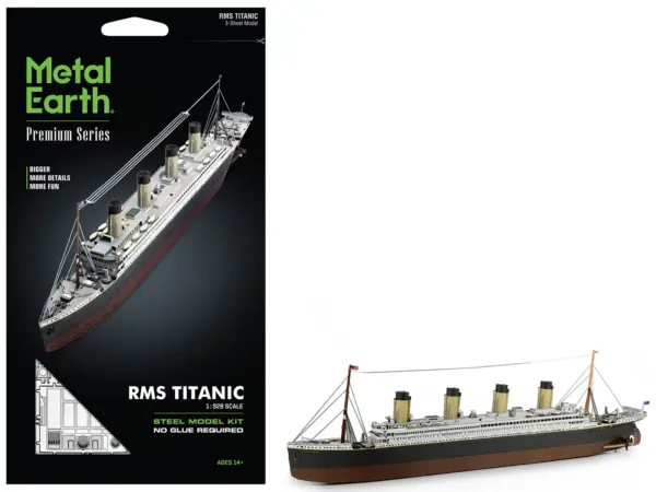 Model Kit RMS Titanic Ship (Moderate Difficulty) Steel Model by Metal Earth #1