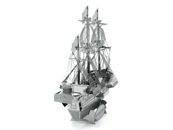 Model Kit Golden Hind Galleon (Moderate Difficulty) Steel Model by Metal Earth #4