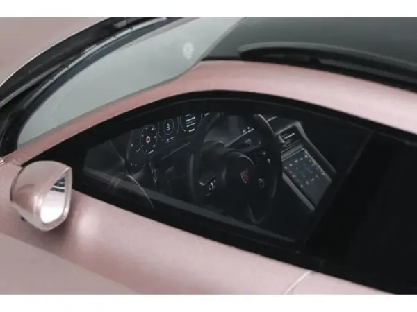 2022 Porsche Taycan Turbo S Cross Turismo Pink Metallic 1/18 Model Car by GT Spirit #3