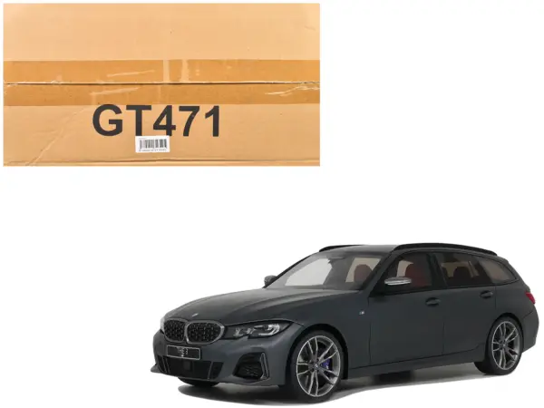 2019 BMW M340i Xdrive M Gray Metallic 1/18 Model Car by GT Spirit #1