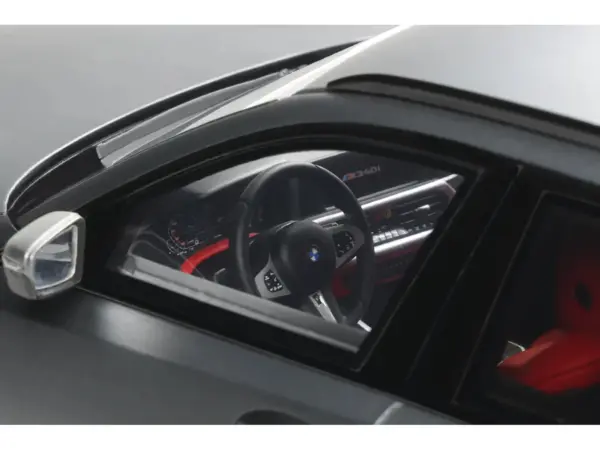 2019 BMW M340i Xdrive M Gray Metallic 1/18 Model Car by GT Spirit #2