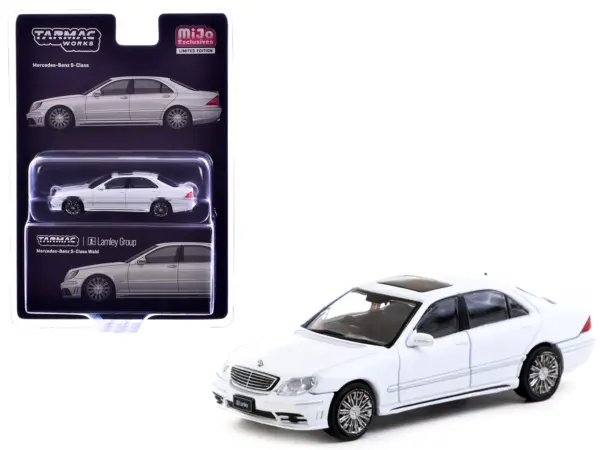 Mercedes-Benz S-Class Wald "Lamley Special Edition" Alabaster White "Global64" Series 1/64 Diecast Model by Tarmac Works #1