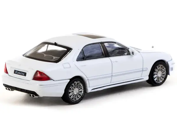 Mercedes-Benz S-Class Wald "Lamley Special Edition" Alabaster White "Global64" Series 1/64 Diecast Model by Tarmac Works #2